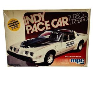 1980 MPC Turbo Firebird Indy Pace Car 1:25 Scale Model Kit Complete / Started